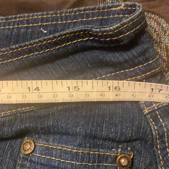 NWOT Y2K vintage Tier denim flare skirt size 13/14 - Picture 6 of 7